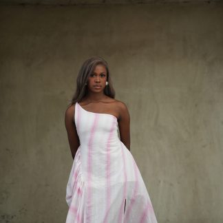 Anne Dress  (Seersuck Print)