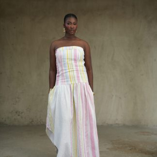 Gemma Dress (Rainbow print)